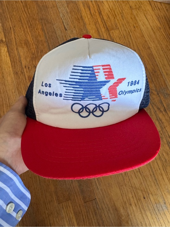 Vintage Other - Vintage 1984 Olympics Trucker Hat